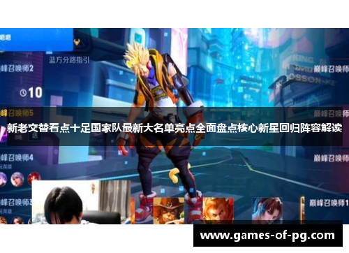 新老交替看点十足国家队最新大名单亮点全面盘点核心新星回归阵容解读 新老交替看点十足国家队最新大名单亮点全面盘点核心新星回归阵容解读